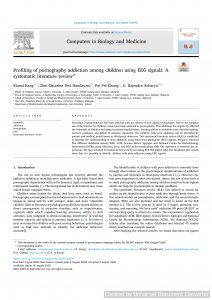 Profiling of pornography addiction among children using EEG signals: A systematic literature review