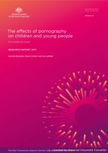 The effects of pornography on children and young people: An evidence scan