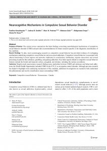 Neurocognitive Mechanisms in Compulsive Sexual Behavior Disorder