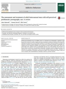 The assessment and treatment of adult heterosexual men with self-perceived problematic pornography use: A review