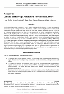 AI and Technology-Facilitated Violence and Abuse